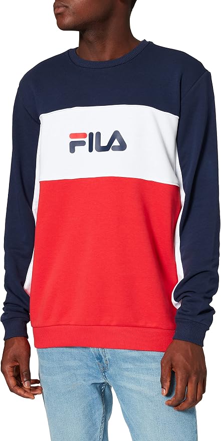 Fila Aqil Blocked Crew Maglia di Tuta Uomo : Amazon.it: Abbigliamento