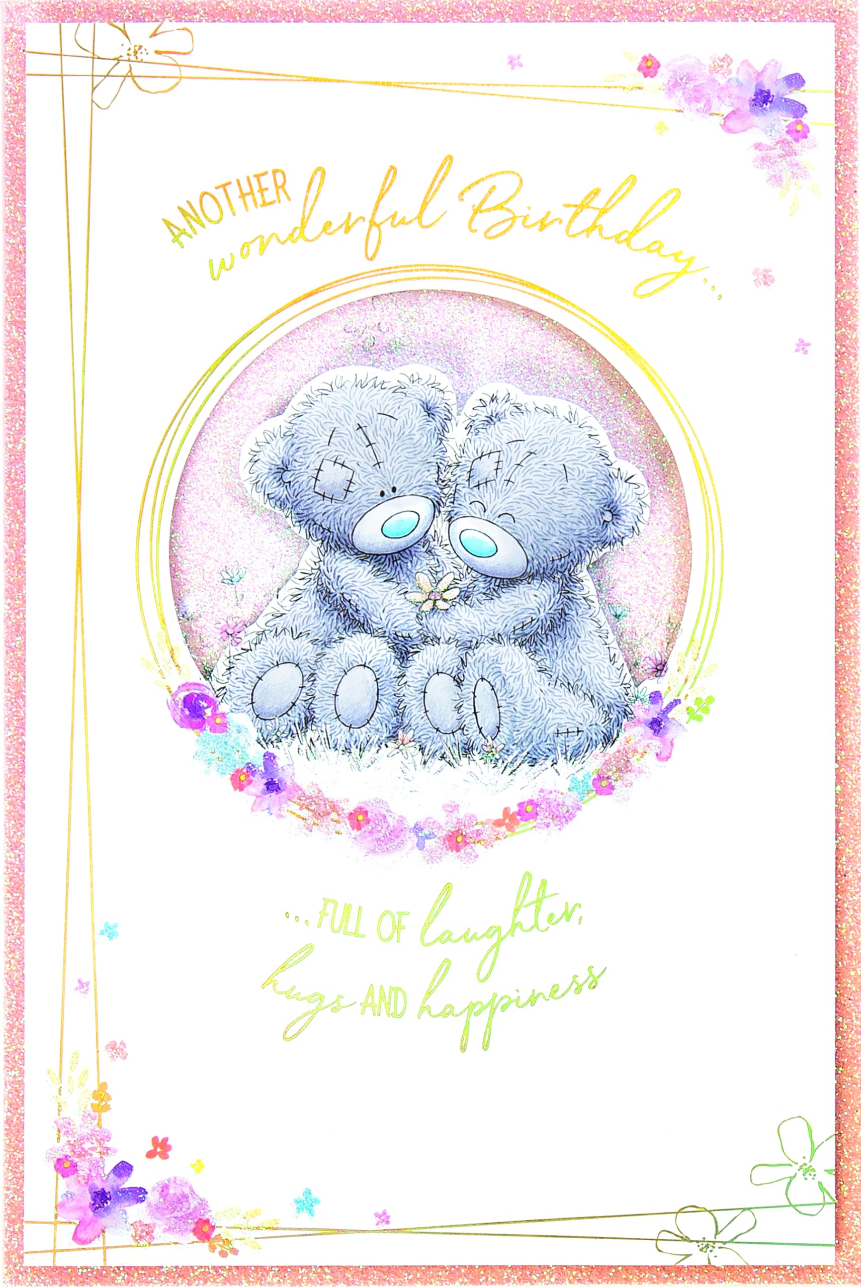 Me To You Tatty Teddy 'Wonderful Birthday' Handmade Card - Official Collection