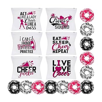 Amazon.com : 60-Piece Cheerleading Gift Set: Hair Scrunchies