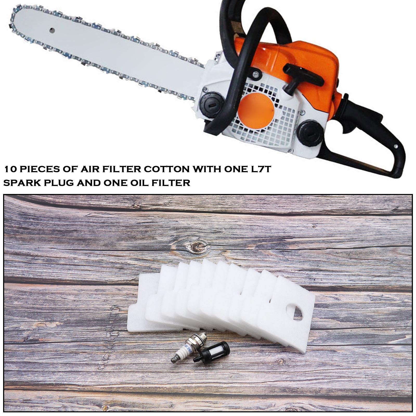 Kit Filtro Aria, Per Motosega Per Stihl Ms170 Ms180 017 018 - Foto 7