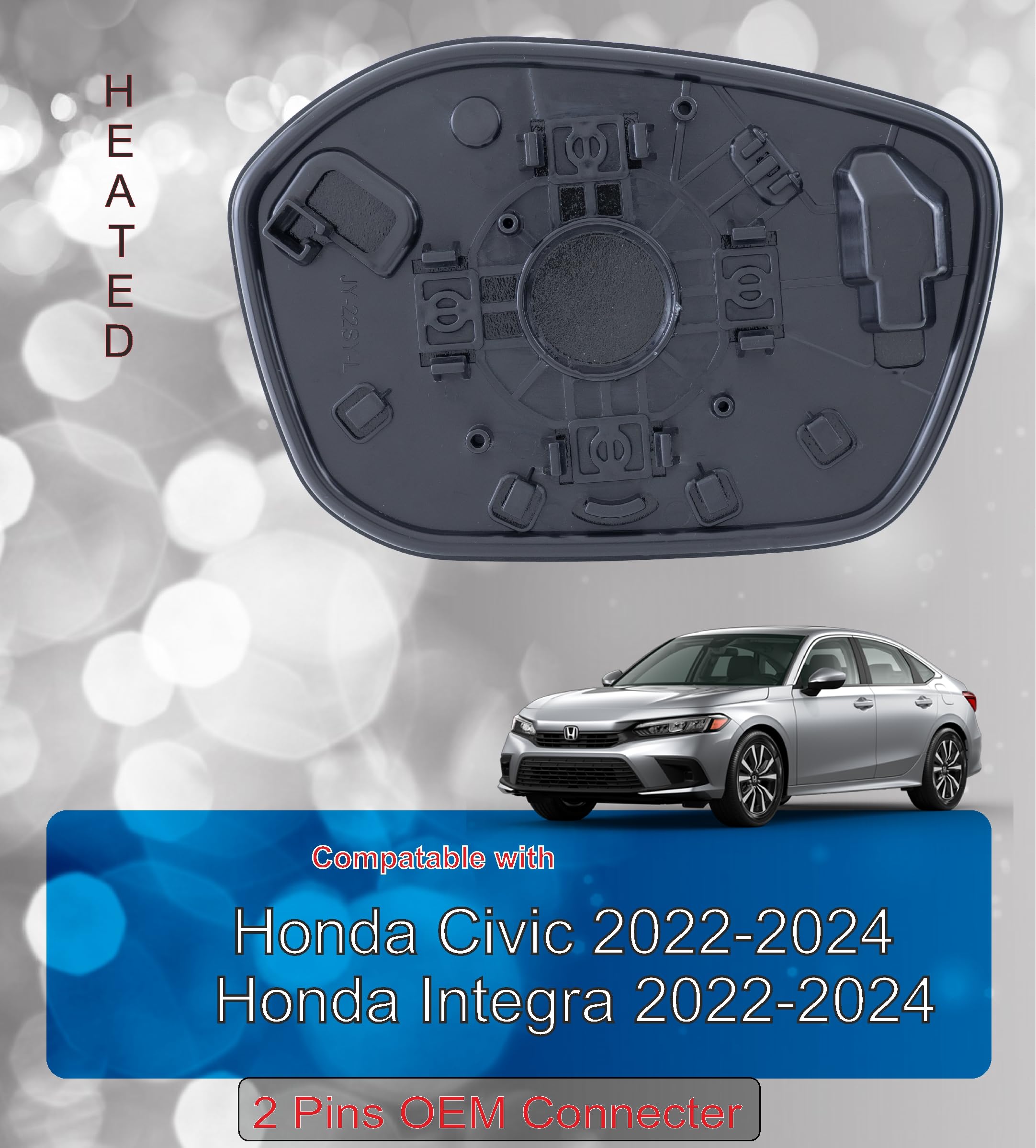 Amazon.com: EAP Passenger Side Mirror Glass Compatible with Honda