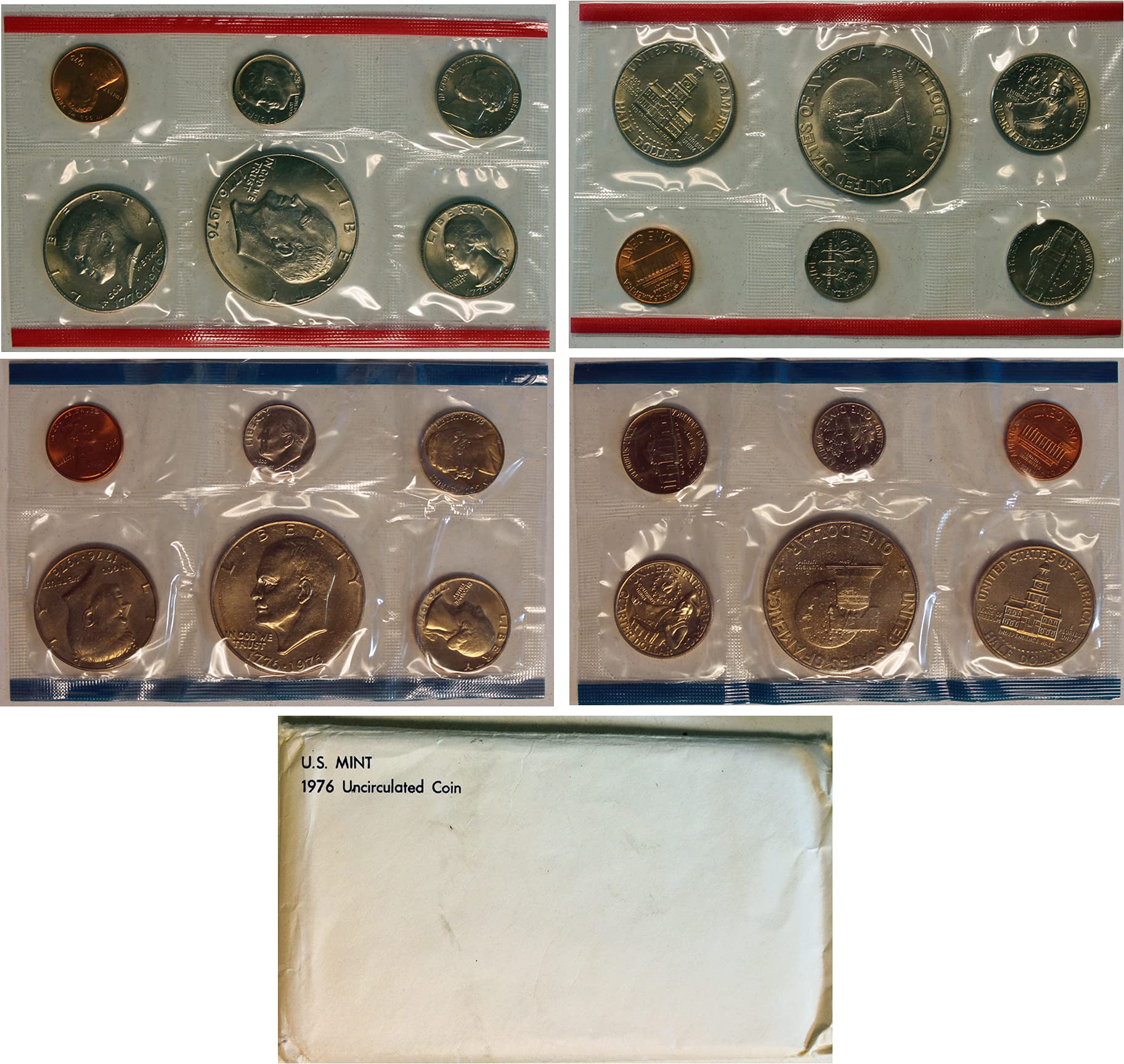 1976 United States Mint Uncirculated Coin Set in Original