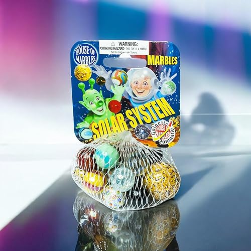 Miniatura 4 de House of Marbles Bolsa de red del sistema solar de mármol