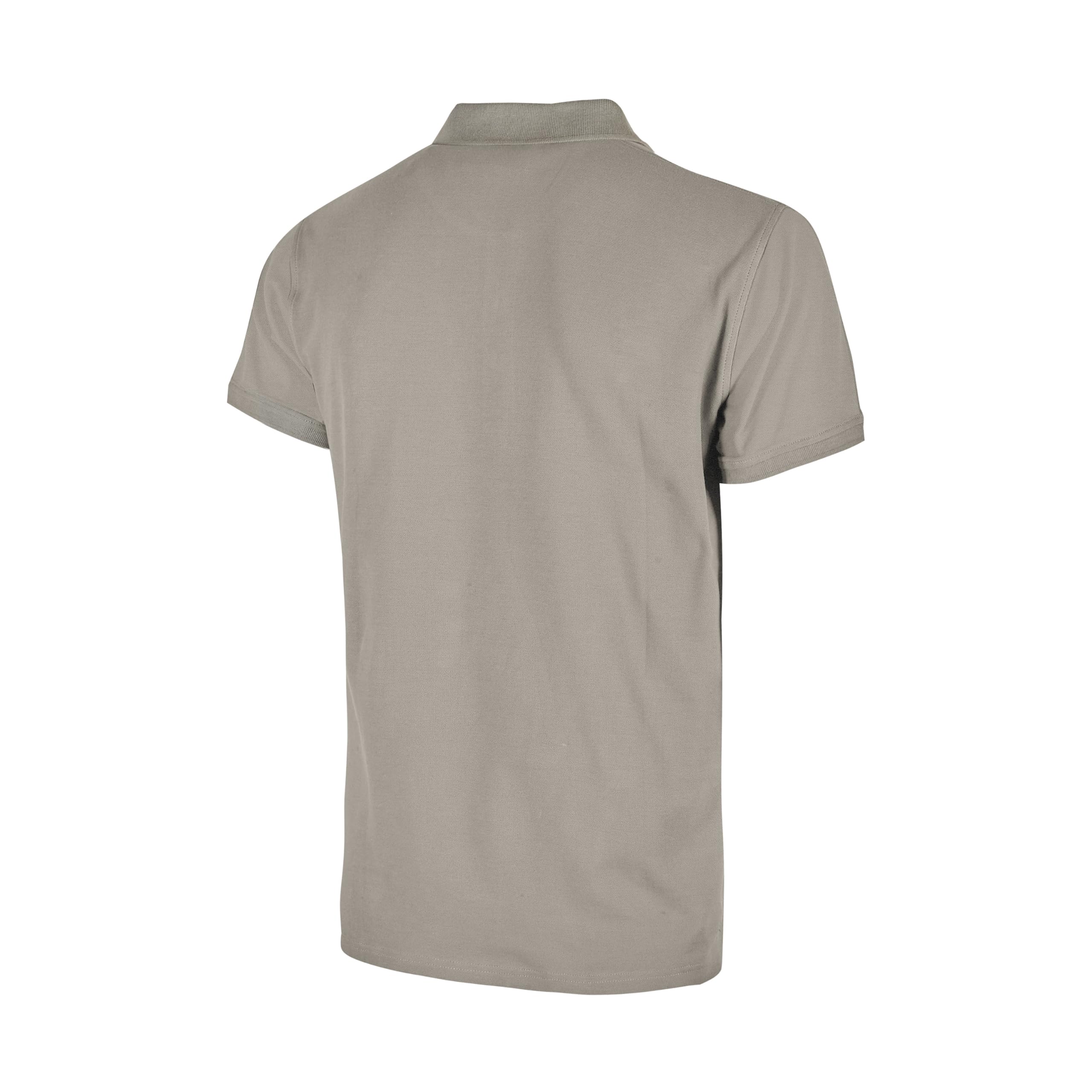 U Power Polo Lavoro Uomo Manica Corta Tonga, Confezione Da 5 Pezzi, in Traspirante, 100% Cotone Piquet Lot Travail à Manches Courtes Respirant 100 piqué pour Homme, Gris argenté, XL