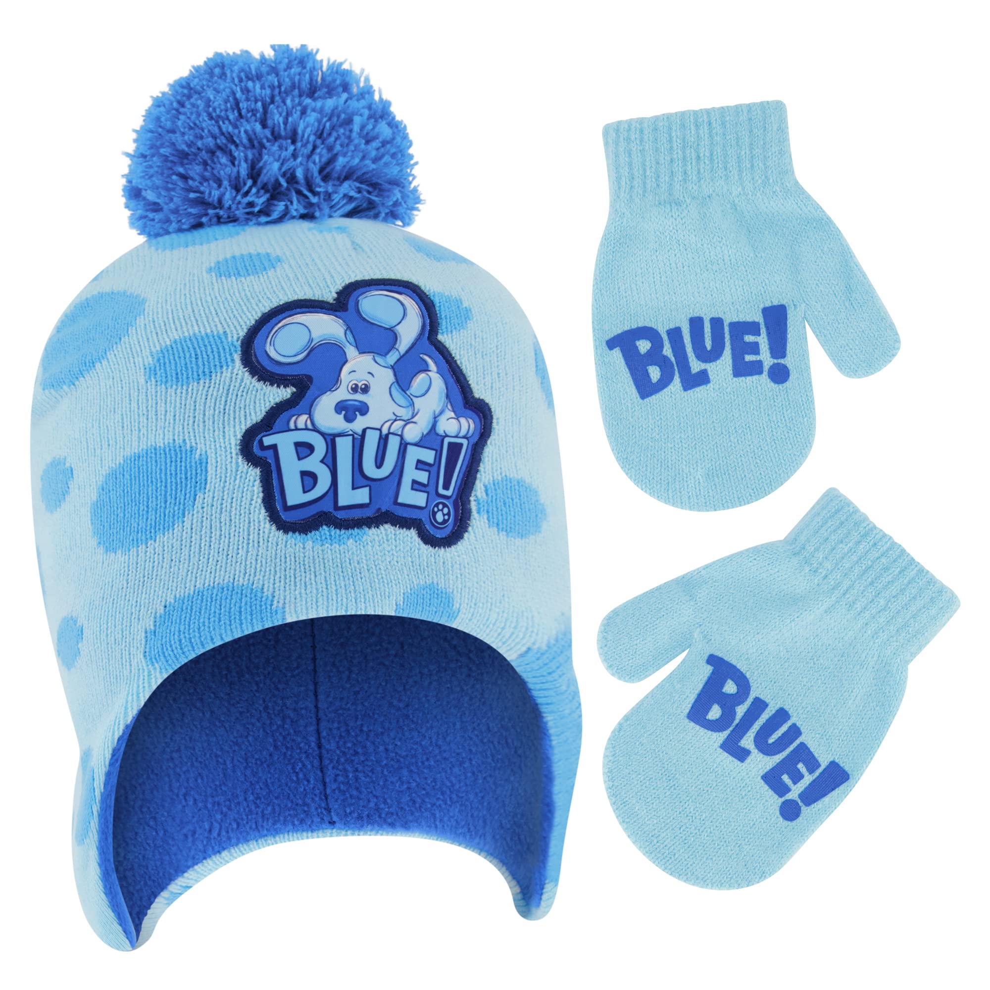 Gorro y manoplas Blue's Clues para niños de 2 a 4 años Nickelodeon 8