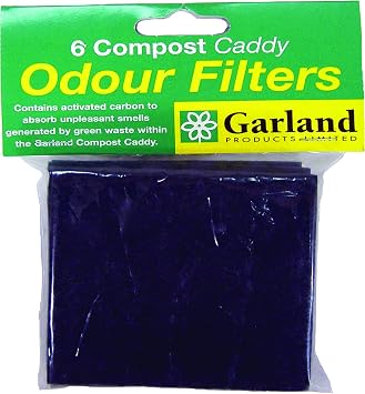 Tierra Garden GP99 Compost Caddy Replacement Filters for GP98/GP113, 6-Pack