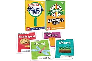 88 Task LotFancy Scavenger Hunt Card Game for Kids