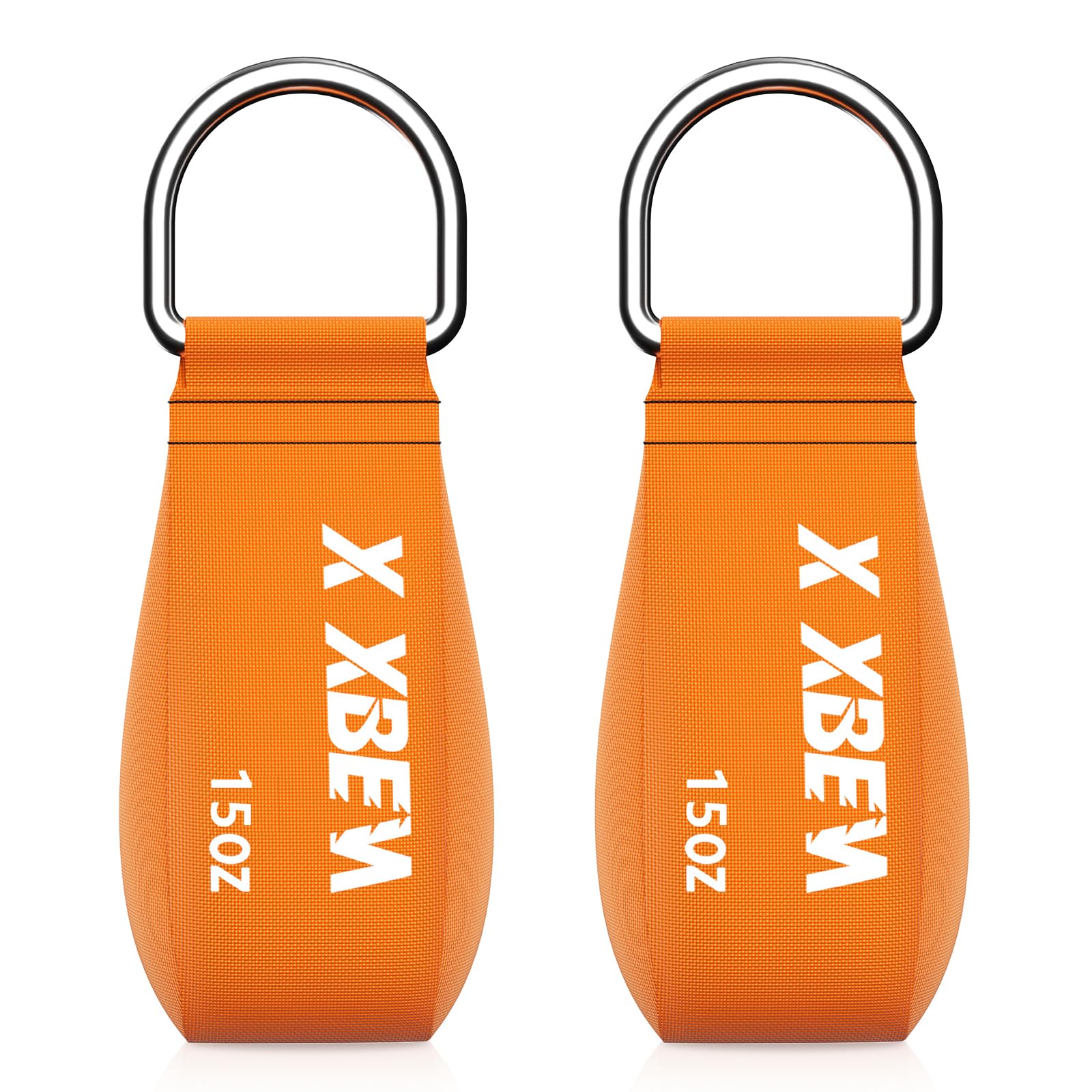 XBEN Arborist Throw Line Kit – 150ft Slick Rope & 9/11/15oz Throw Weight – Reflective Storage Bag – for Tree Climbing, Trimming, Camping – High/Low