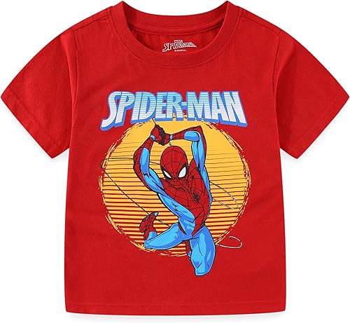 Miniatura 2 de Marvel Spider-Man - Paquete de 2 camisetas de manga corta para niños pequeños a niños grandes