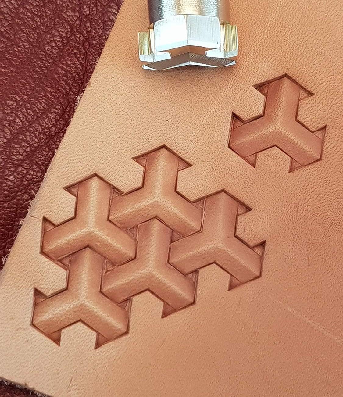 Leather Working Tools Carving Punches Stamp Craft Saddle Brass #98M