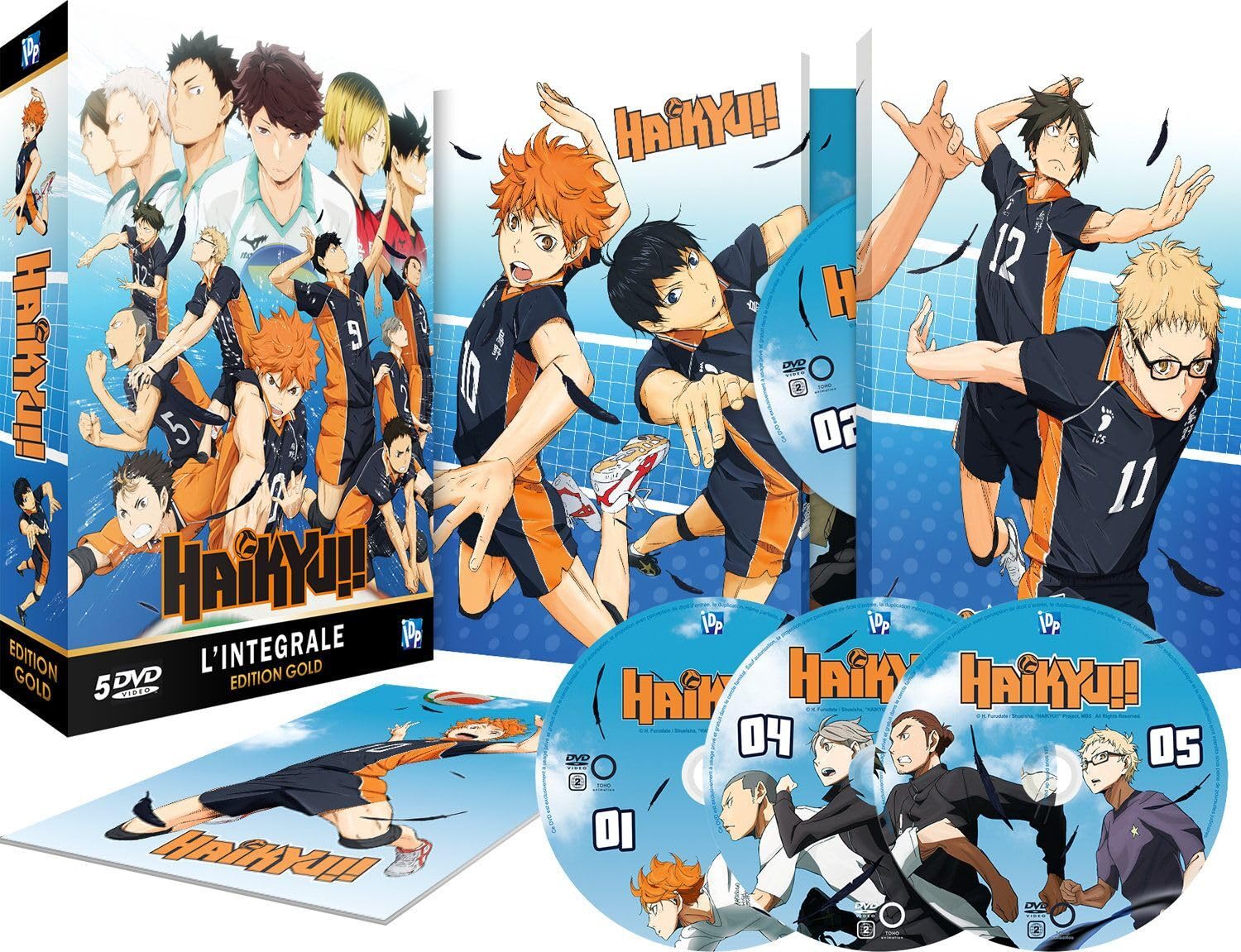Haikyu Temporada 1 Edición Gold el regalo ideal de anime en DVD con libreto