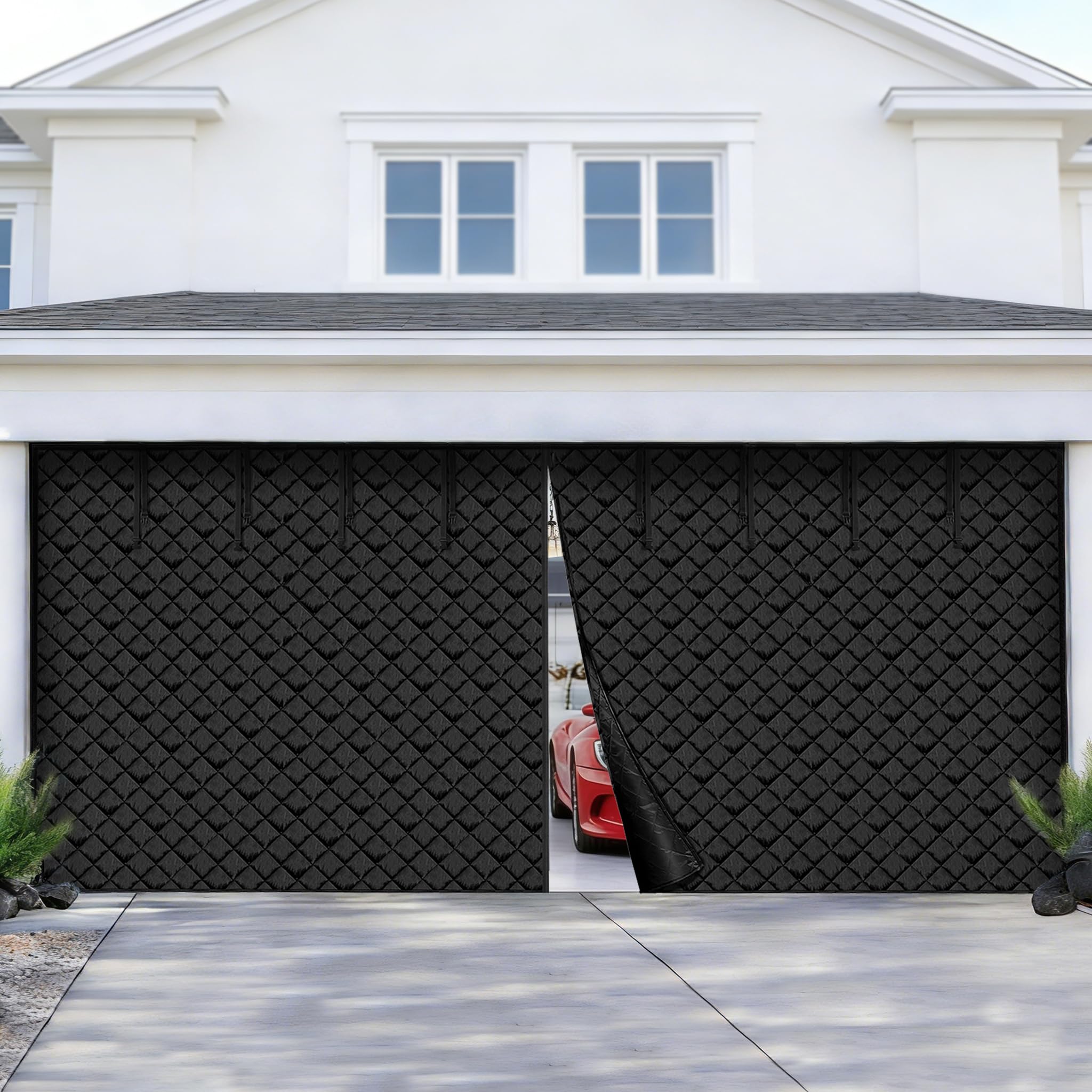 VEVOR 16x7FT Garage Door Insulation Kit for Winter, Magnetic
