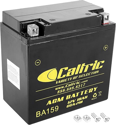 Caltric Agm - Batería compatible con Yamaha Waverunner Gp760 Gp800 Gp800R Gp1200 Gp1300R Gp1800