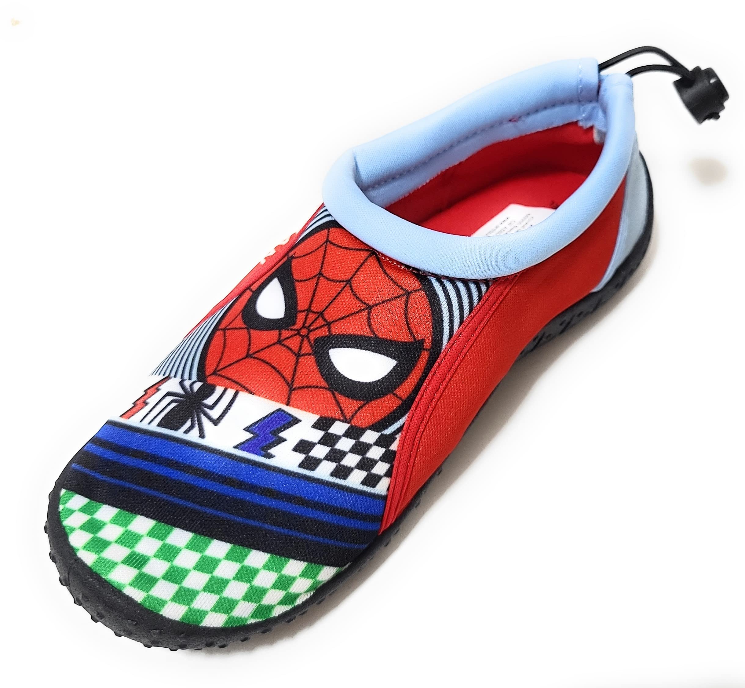 Requeteguay Urban RU Escarpines Spiderman para Niños | Aqua Shoes Spiderman Marvel | Escarpines Spiderman para Deportes Acuáticos | Water Shoes Spiderman para Playa, Piscina o Río