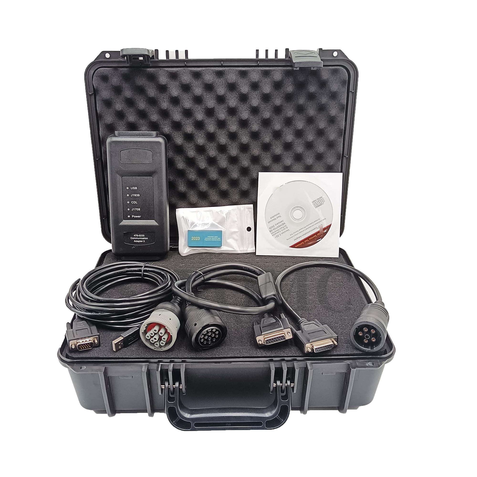 2024A Cat Electronic Technician Software CAT ET4 478-0235 2019A 2023A for et4 Diagnostic Communication Adapter IV CAT ET Truck Diagnostic Tool (ET4+2024A Software)