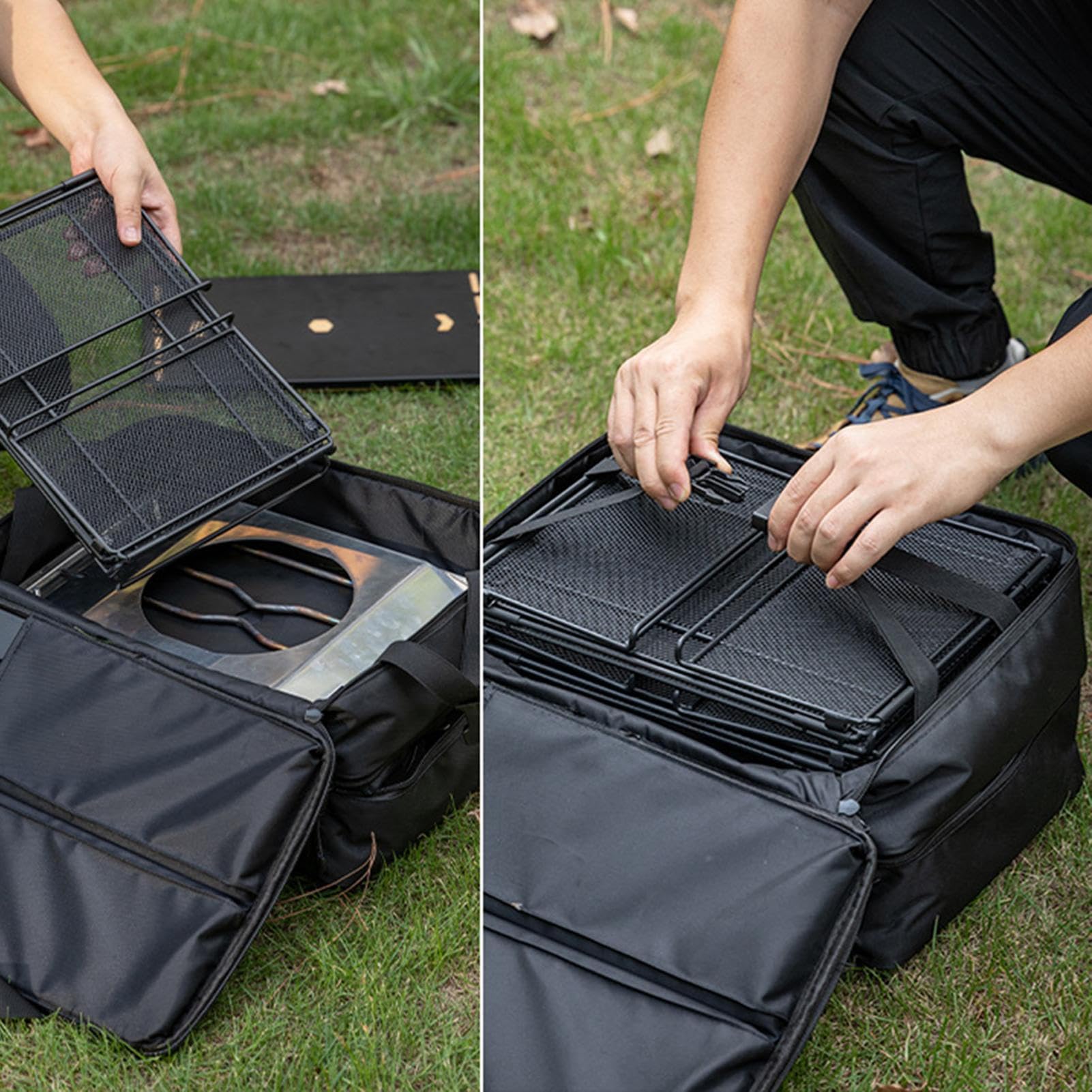 Contenedores de camping para almacenamiento | de gran capacidad, mochila para herramientas de camping 46L - para senderismo, picnic, parrillas, viajes y cocina al aire libre