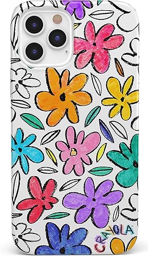 Casely Funda para iPhone 1212 Pro  Fuera de las líneas  Funda con marcador Crayola