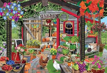 Ceaco - The Garden Center - 2000 Piece Jigsaw Puzzle for Adults