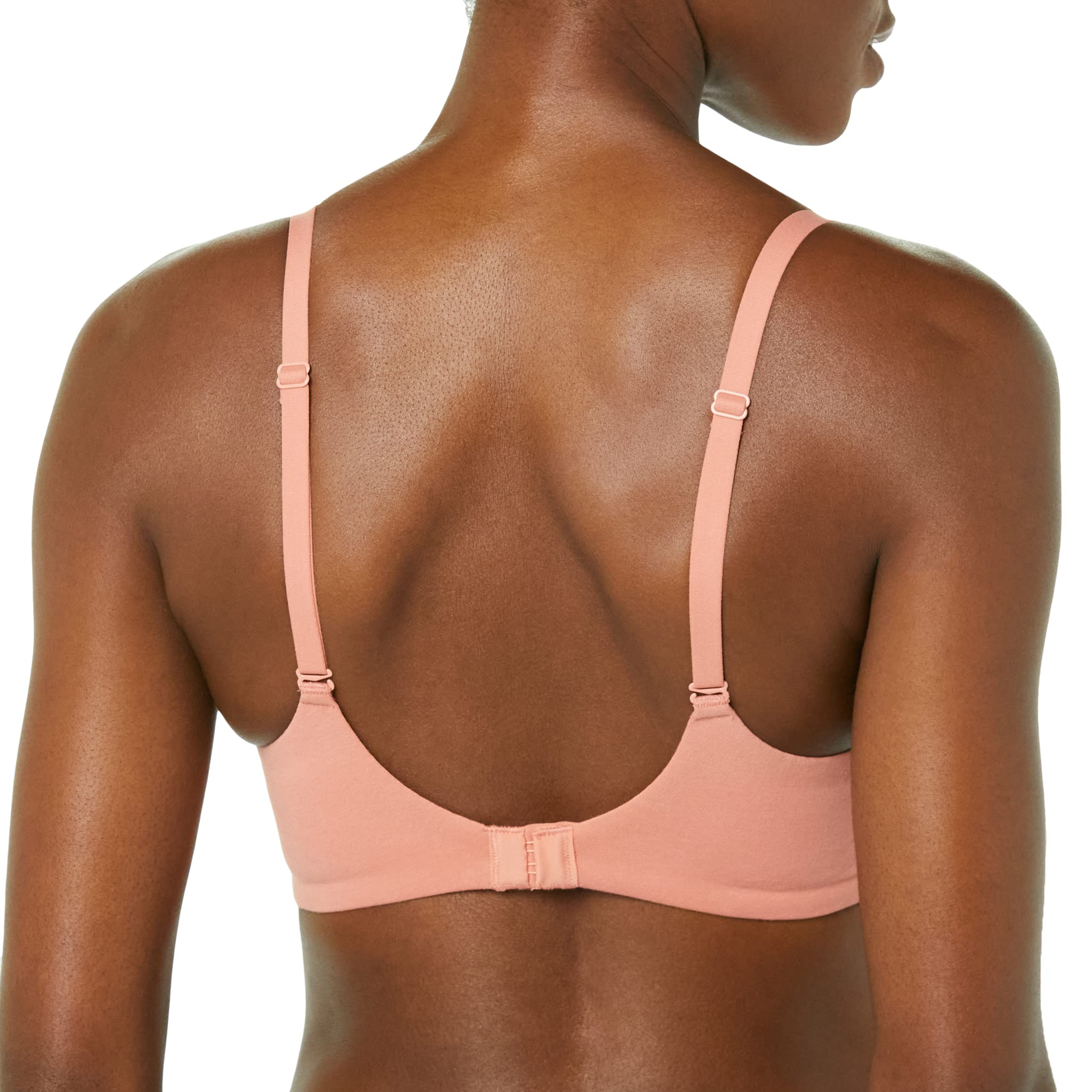 Amazon Essentials Bralette Sfoderata in Cotone e Pizzo Donna
