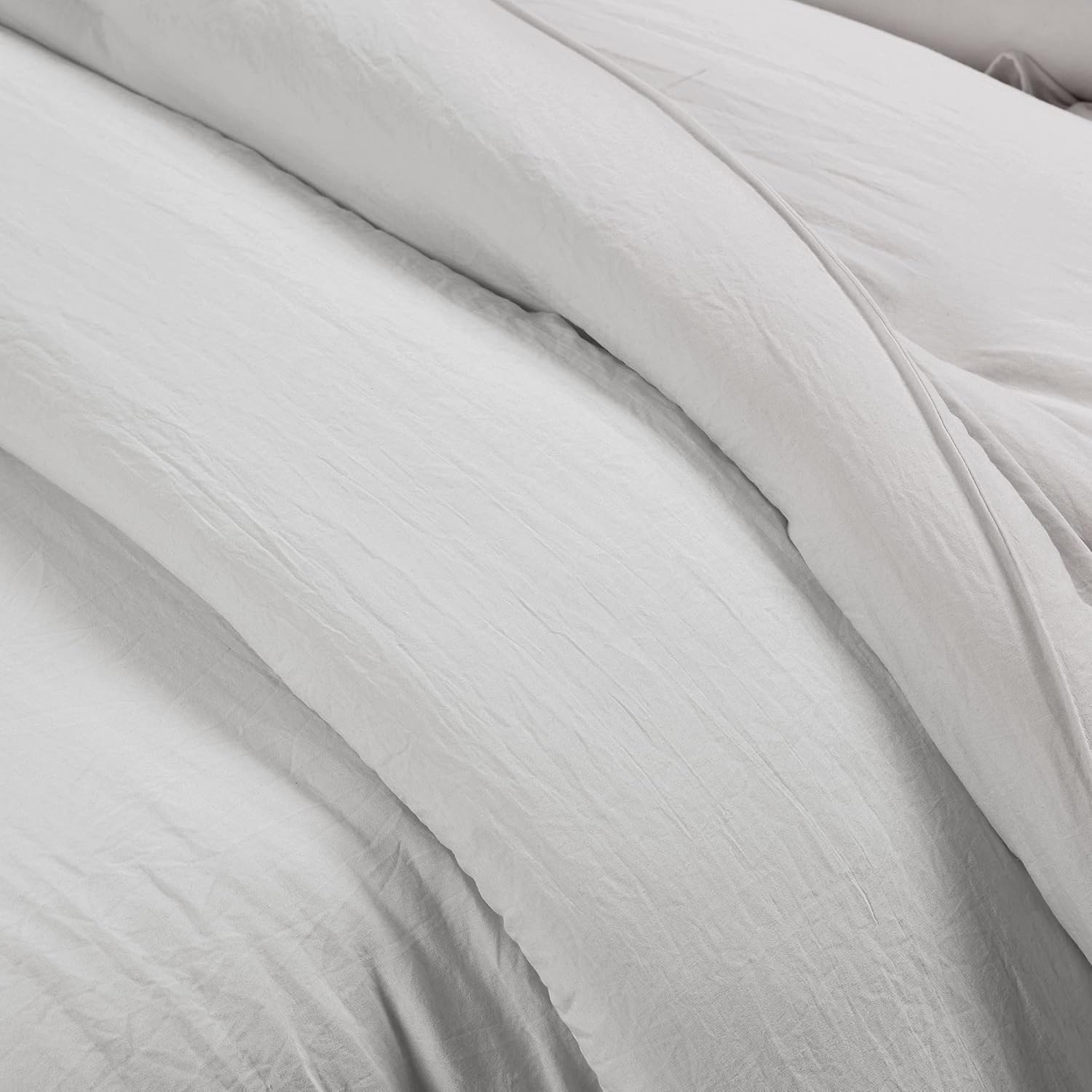 Lush Decor Reyna Ruffle Daybed 6 Piece Set 68" W x 92" L, Light Gray - Gray Bedding Set - Daybed Comforter Set - Ruffled Bedding - Coquette Decor