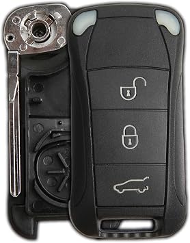 KeylessOption دخول مفتاح بعيد فوب Uncut Car Flip Key Shell Case Cover