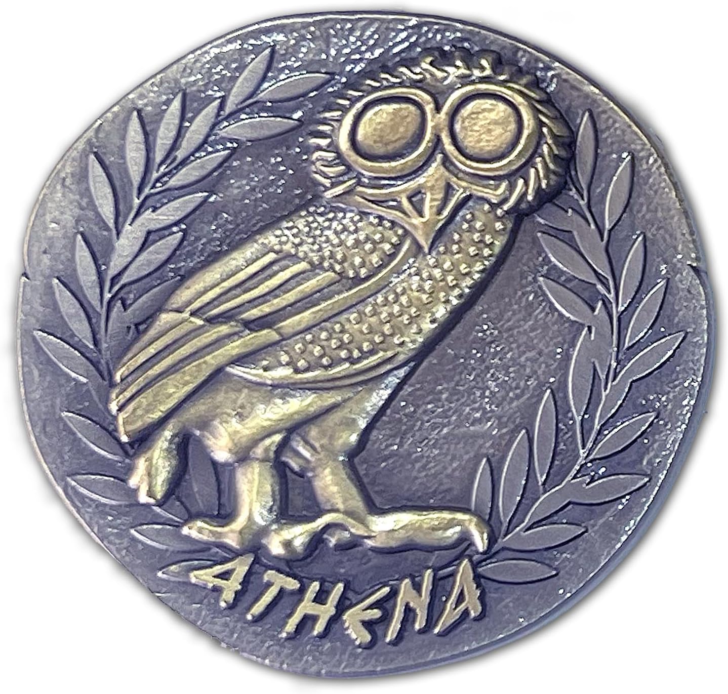 Athena Greek Goddess of The Wisdom and Combat Ancient Collectible Coin