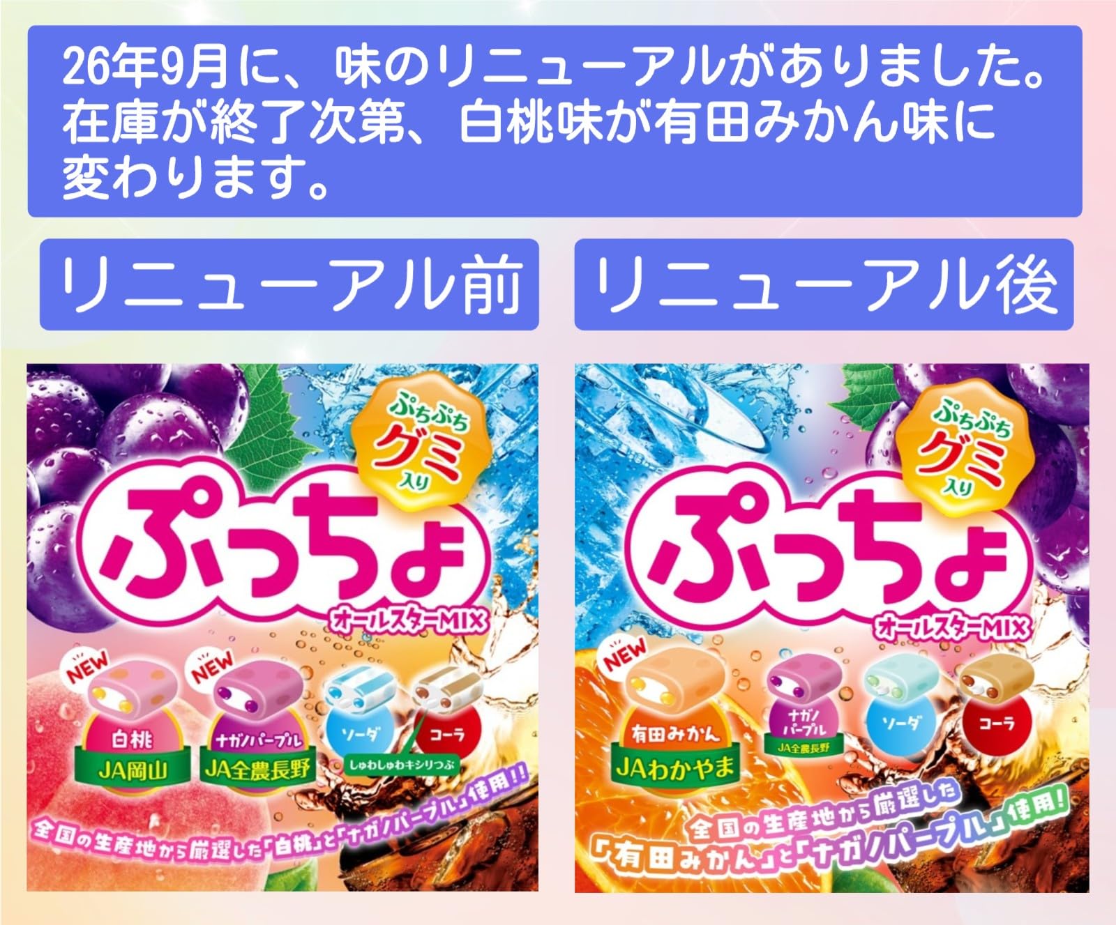 Amazon.co.jp: UHA味覚糖 ぷっちょ 業務用 4種アソート 204袋入 1kg