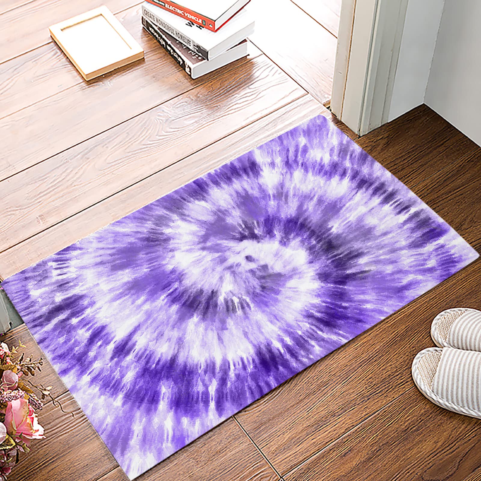 玄関マット 足拭きマット パープル Amazon｜玄関マット バスマット パープル/紫 モノトーン 楕円形