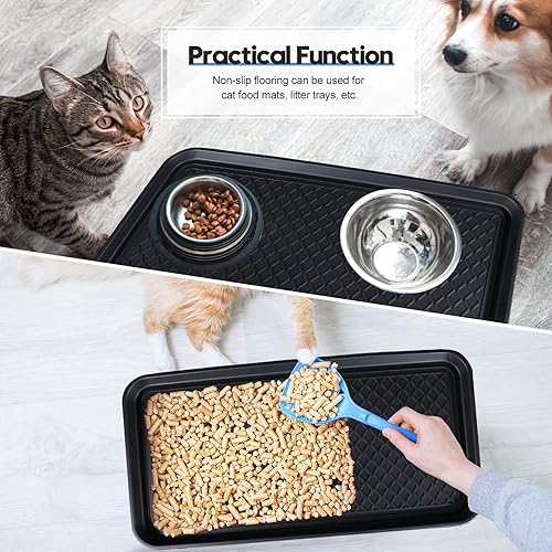 Miniatura 6 de Bandeja multiusos para botas, impermeable, para interiores y exteriores, tapete de alimentación de mascotas para perros y gatos, protección del