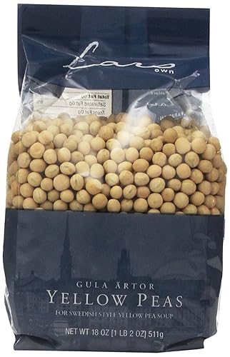 Lar's Own Peas Amarillo, 18 onzas (paquete de 6)