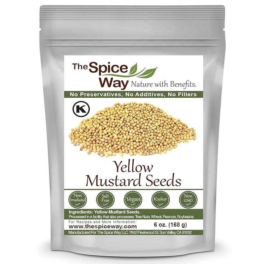 The Mustard Seeds☆Mustard Seeds Amazon.com : Organic Zing Yellow Mustard Seeds | Whole