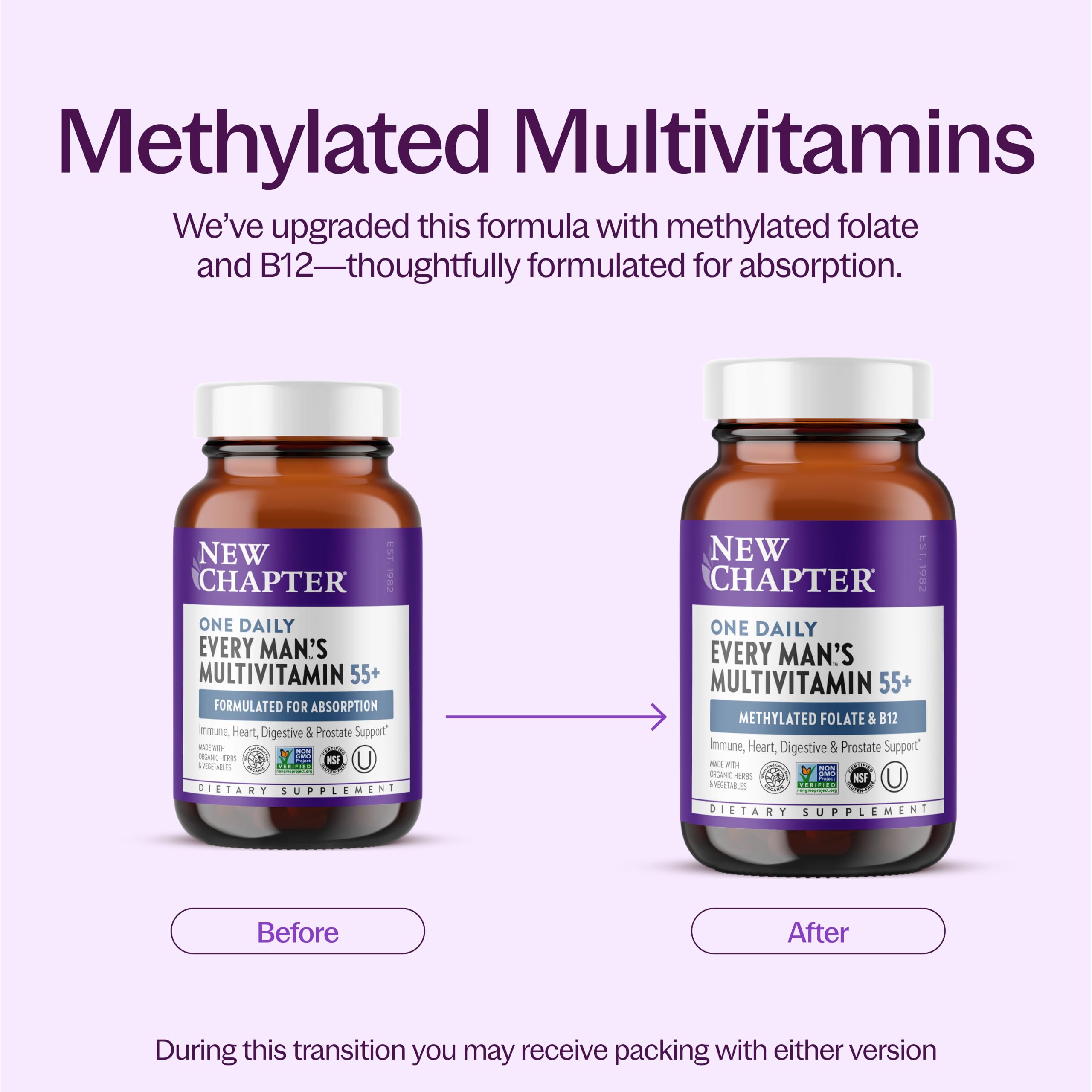 New Chapter Every Man's One Daily 55+ Multivitamin, 96 Tablets — Amazon image 3