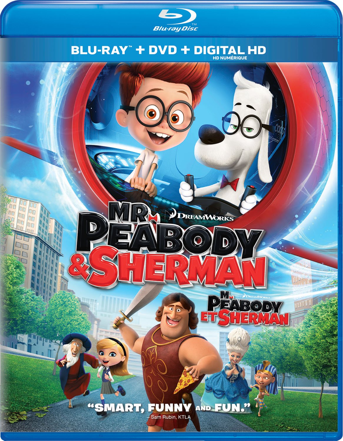 Mr. Peabody & Sherman (Bilingual) [Blu-ray + DVD + Digital Copy] [Blu-ray]