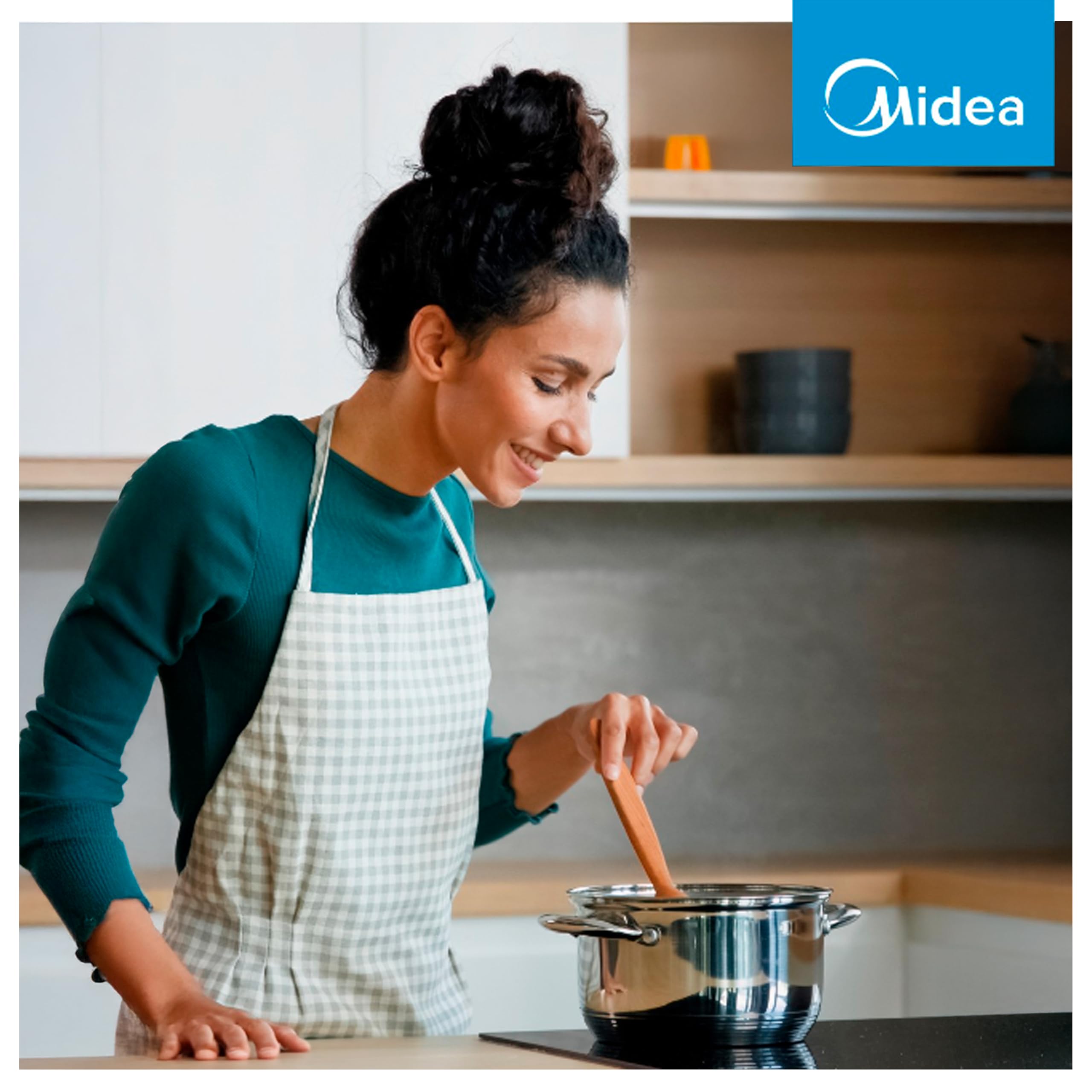 MIDEA Placa Vitroceramica 3 fuegos 6200 W - Vitroceramica Integrada con Panel de control tactil, Indicador de Luz, Temporizador, Child lock y Protección por Sobrecalentamiento — view 12