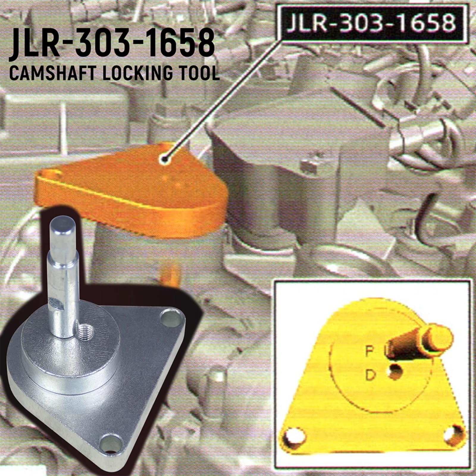 Kit de Calage Distribution Compatible Avec Discovery I6 6 Cylindres En Ligne PT306 3.0T JLR-303-1639 JLR-303-1656 Kit D'outils De Réglage Du Calage De Distribution Moteur