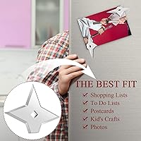 Vista 4 de Weewooday 10 imanes de ninja geniales imanes de anime para refrigerador, regalos divertidos para Navidad, estrella decorativa para lanzamiento