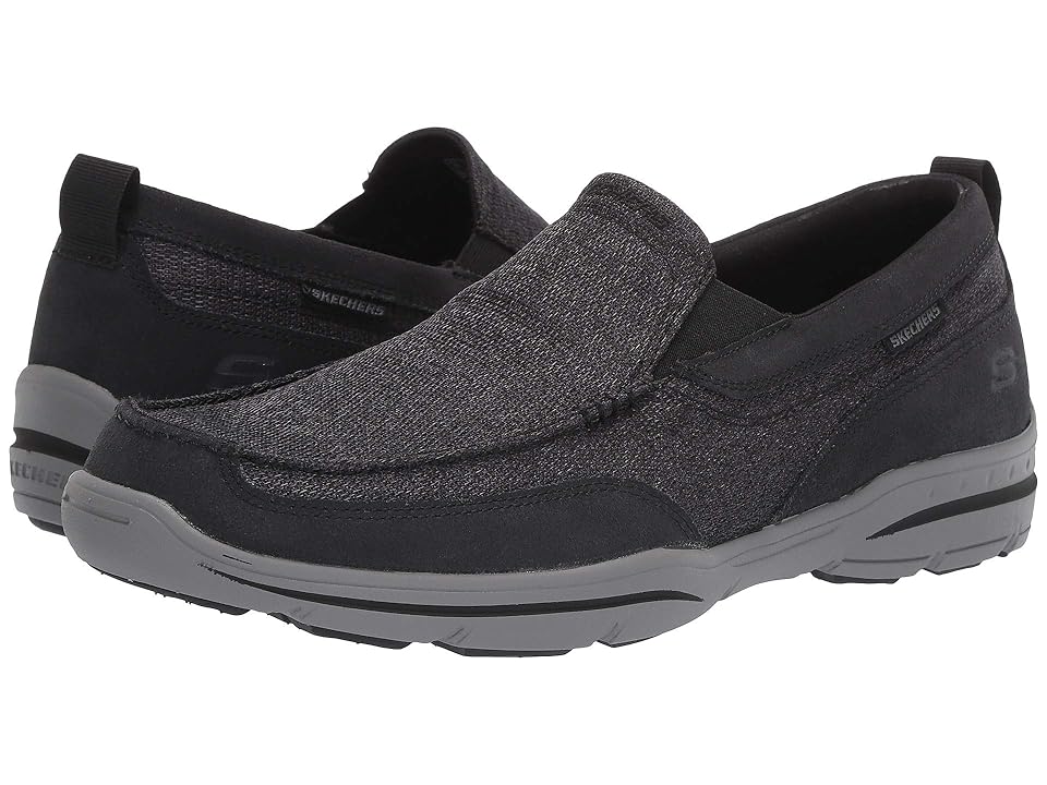 

SKECHERS Relaxed Fit Harper - Mezo (Black) Men's Shoes