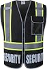 Security Vest for Men Women Reflective Safety Vest with 5 Pockets and Front Zipper Mesh High Visibility Vest Meets ANSI/ISEA 107-2015 Standards (Yellow-22, X-Small)