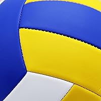 Vista 9 de Magicorange Balones de voleibol, 1 paquete de pelotas de voleibol de tamaño oficial 5, piel sintética, para interiores y exteriores, suave al tacto