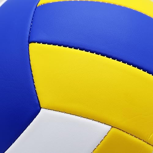 Miniatura 9 de Magicorange Balones de voleibol, 1 paquete de pelotas de voleibol de tamaño oficial 5, piel sintética, para interiores y exteriores, suave al tacto,