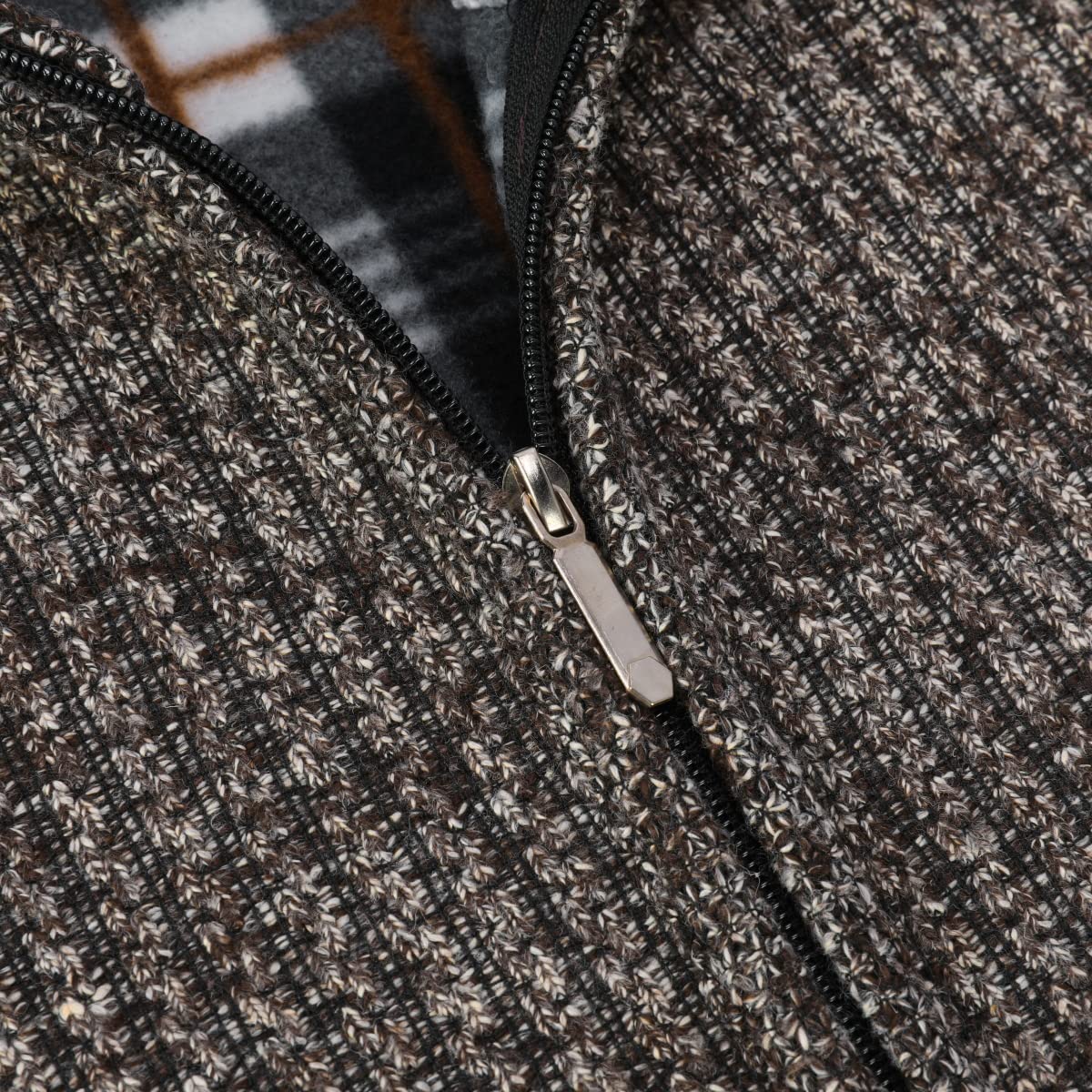 Allthemen Cardigan da Uomo con Cerniera con Colletto Rialzato Pollover Sweater Invernale Lavorato a Maglia