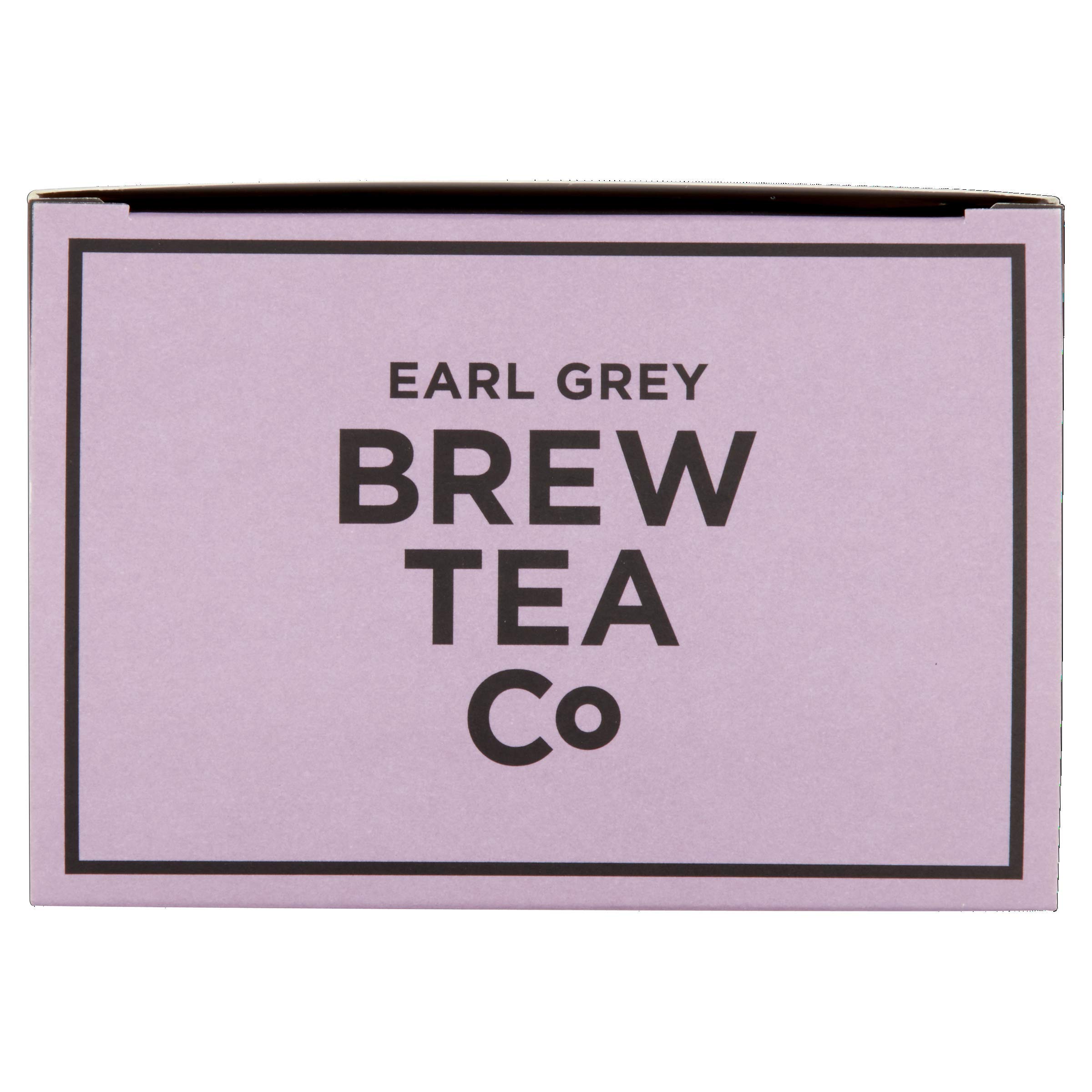 Brew Tea Co Earl Grey - Confezione da 6 bustine di tè da 40 pezzi, colore: Grigio