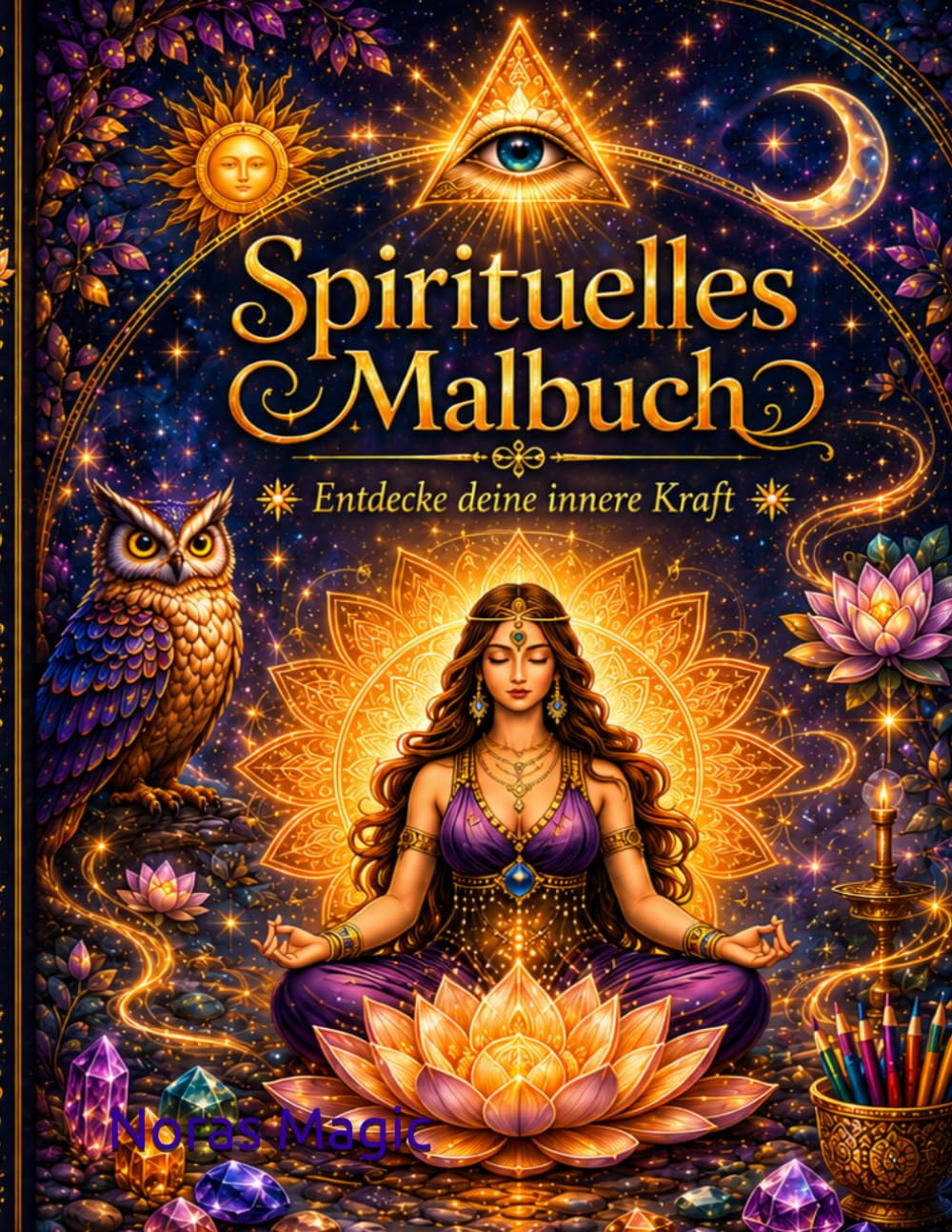 Spirituelles Malbuch: Entdecke deine innere Kraft