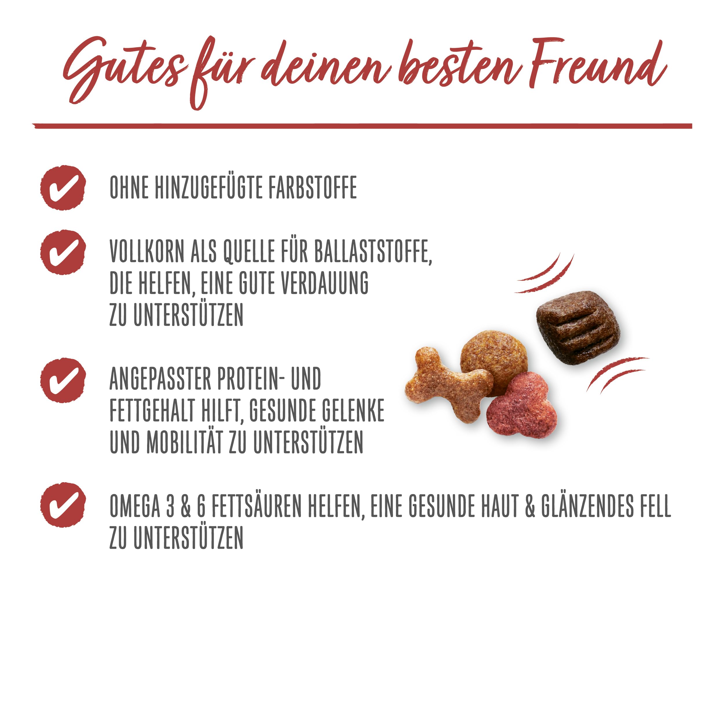 Beneful Original Hundefutter trocken, mit Rind und Gartengemüse, 1er Pack (1 x 12kg)