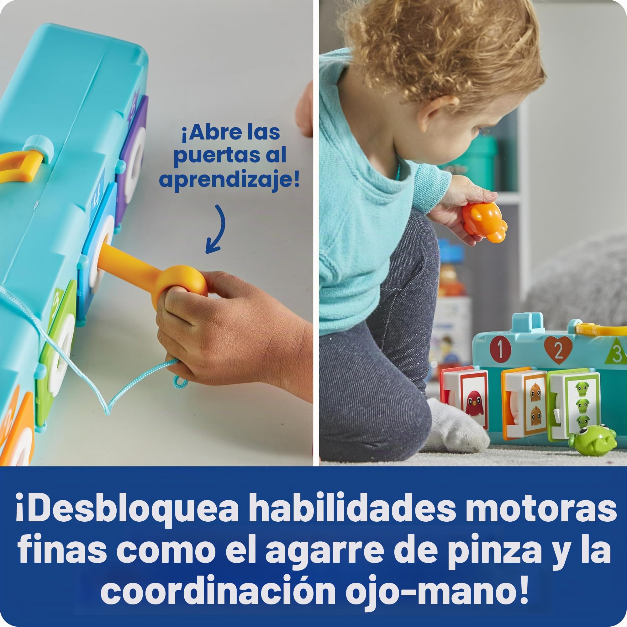 Learning Resources Casita Llaves y Cerraduras, 6 Piezas – Motricidad Fina y conteo Desde 18 Meses