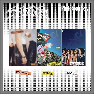 RIIZE RIIZING 1st Mini Album Photobook IMPOSSIBLE Version CD+1p Folded Poster on Pack+88p PhotoBook+1p Photoprint+1ea Sticker+1p PhotoCard+Tracking Sealed