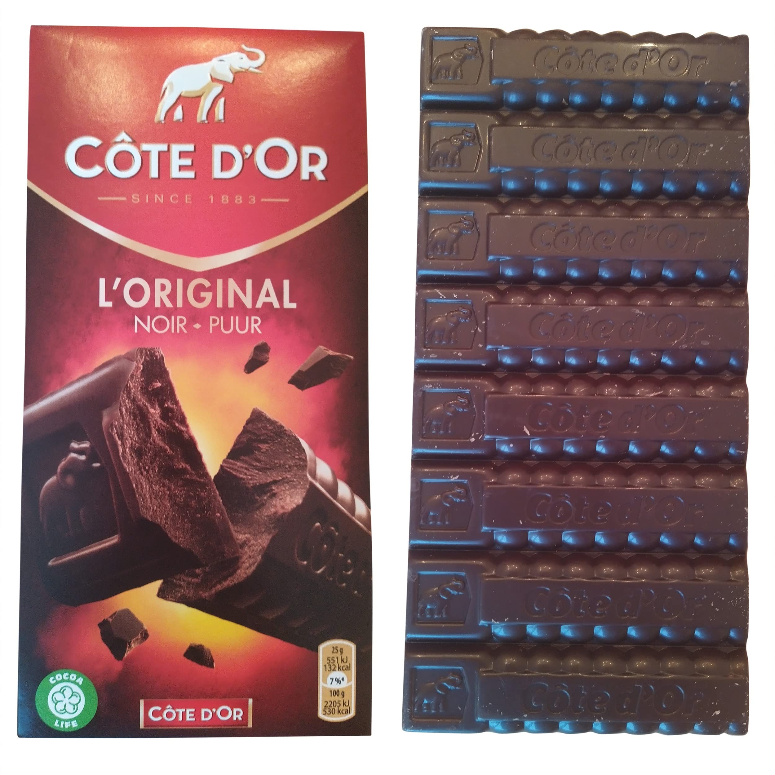 Cote d’Or Chocolate Dark Chocolate | Cote d Or Chocolate from Belgium | Belgian Dark Chocolate from Cote dOr | 7.05 Ounce Total