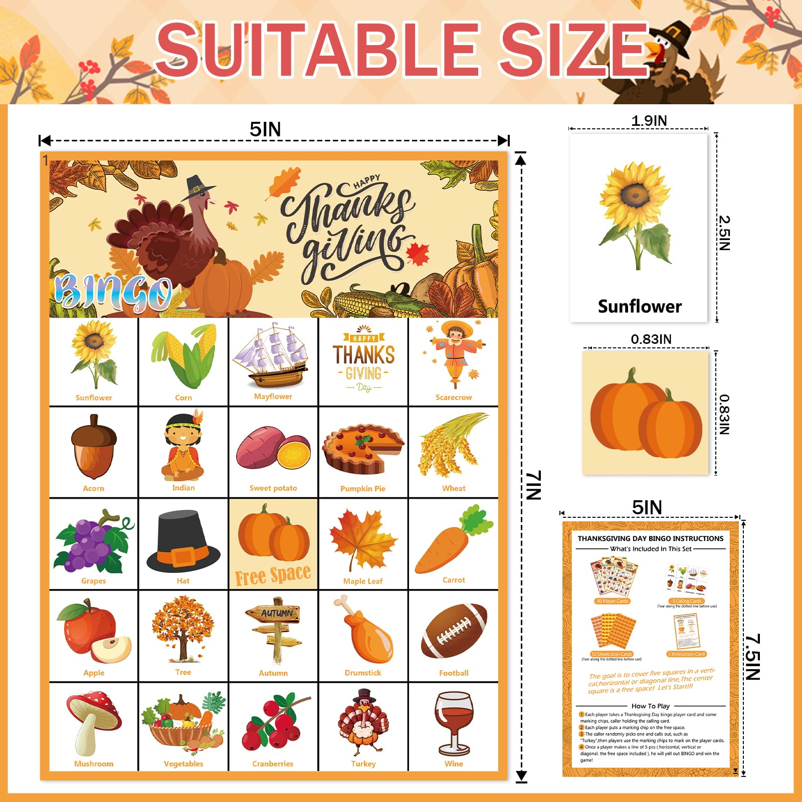 amazon-com-vespro-46pcs-thanksgiving-bingo-game-cards-for-30-players-thanksgiving-day-party-games-fall-bingo-for-kids-party-classroom-activities-toys-games for Free Printable Thanksgiving Bingo Cards With Numbers Amazon.com: VESPRO 46PCS Thanksgiving Bingo Game Cards for 30 Players Thanksgiving Day Party Games Fall Bingo for Kids Party Classroom Activities : Toys & Games for Free Printable Thanksgiving Bingo Cards With Numbers
