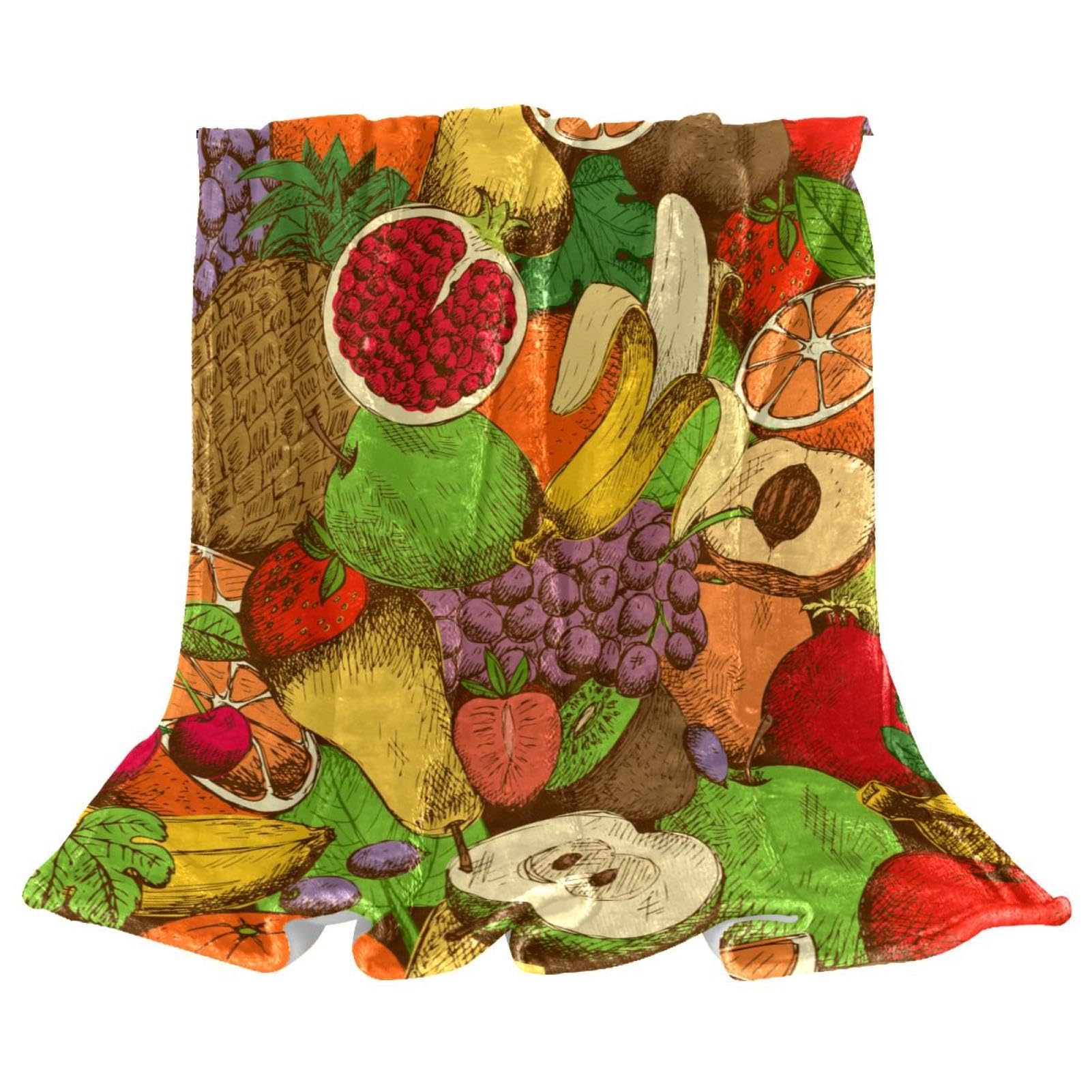 Couverture polaire fruits de mer : fini le froid sur la chaise avec ce plaid doux 150x200