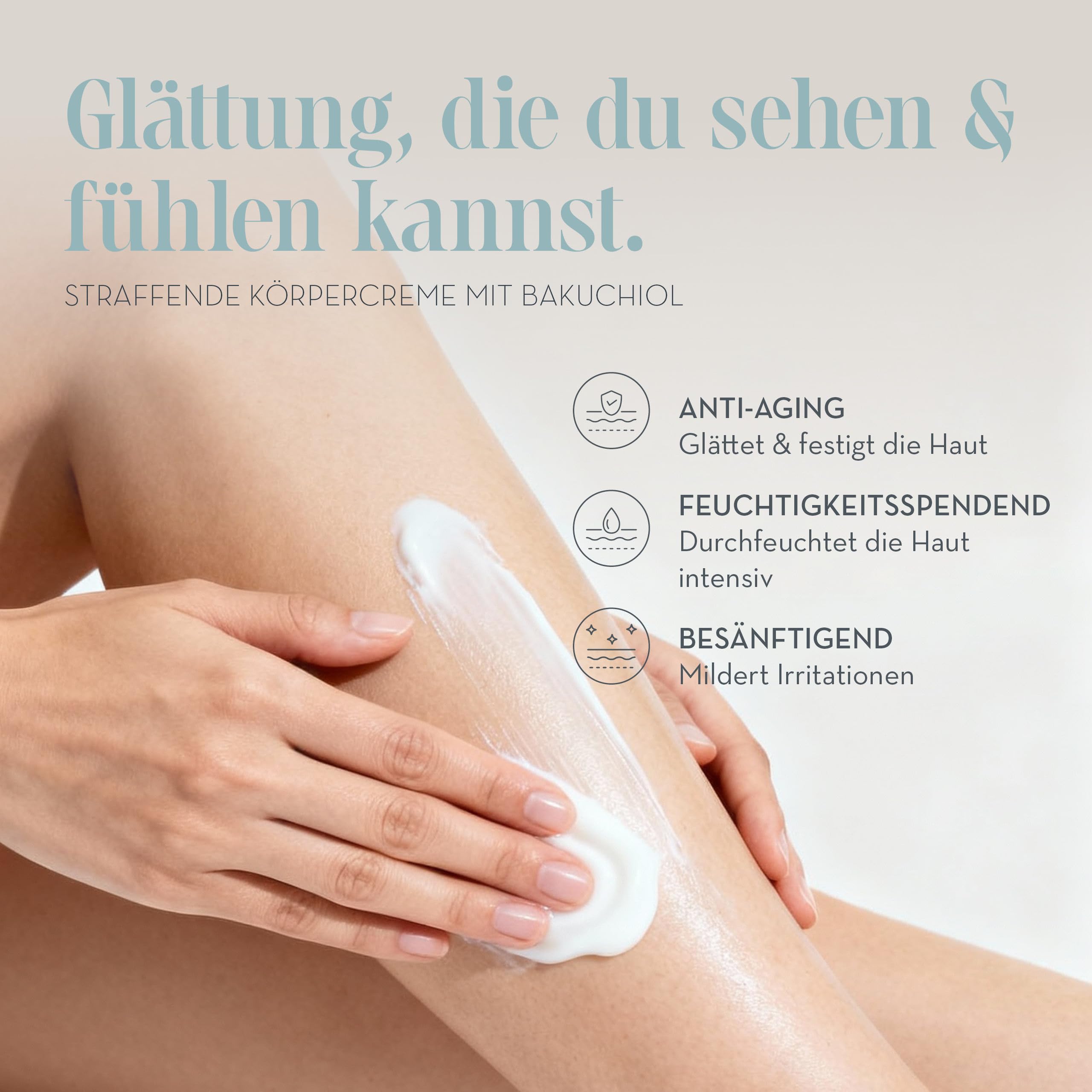 JEAN D'ARCEL PERFECTION CORPS Straffende Körpercreme -CRÈME CORPS BAKUCHIOL 200 ml -Mildert feine Linien - Schenkt neue Elastizität - Beruhigt die Haut